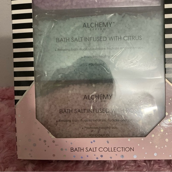 Alchemy Living Bath Salt Collection Bath Salt Infused With Citrus, Rose, Berries - Picture 3 of 4